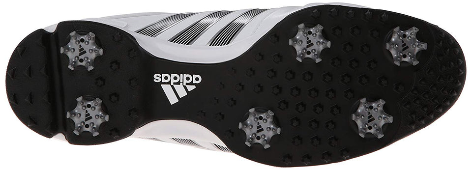 Adidas Pure 360 Lite Zapatos de Golf para Hombre, Blanco/Negro/Negro, 8.5 US
