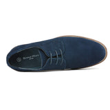 Bruno Marc Urban Cordones Cuero de Gamuza Cordones Oxfords para Hombre