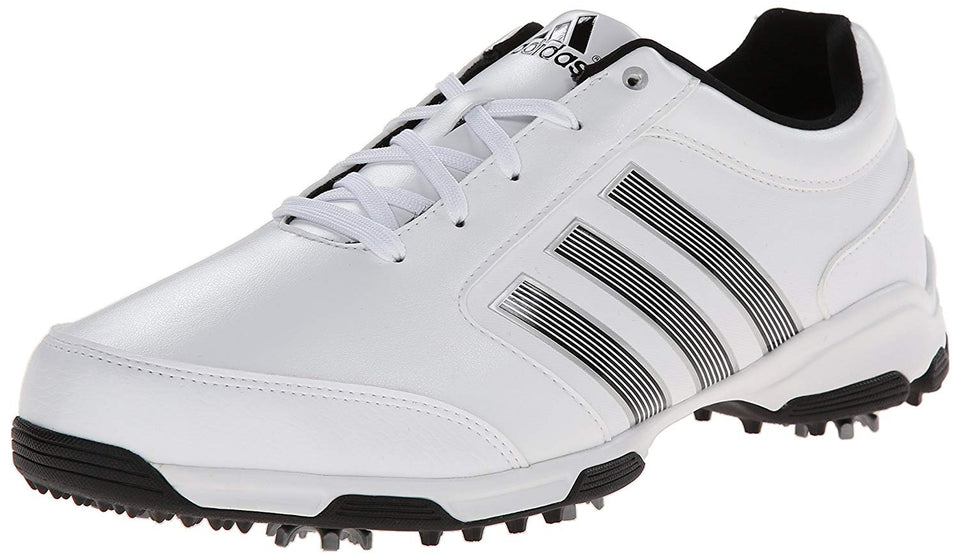 Adidas Pure 360 Lite Zapatos de Golf para Hombre, Blanco/Negro/Negro, 8.5 US