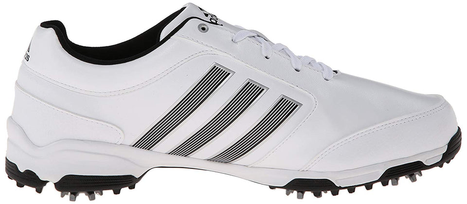Adidas Pure 360 Lite Zapatos de Golf para Hombre, Blanco/Negro/Negro, 8.5 US
