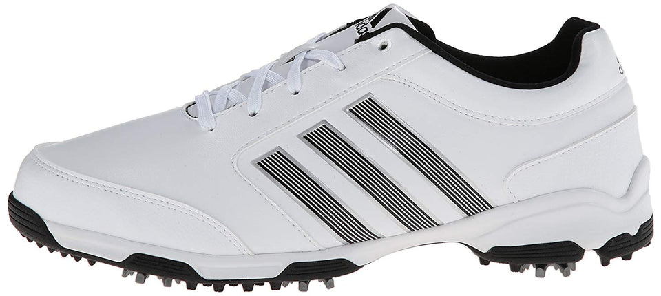Adidas Pure 360 Lite Zapatos de Golf para Hombre, Blanco/Negro/Negro, 8.5 US